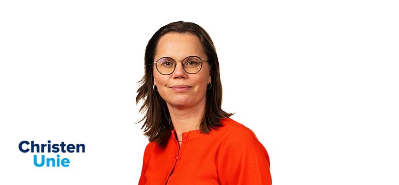 Mirjam Bikker van de ChristenUnie tijdens een debat
